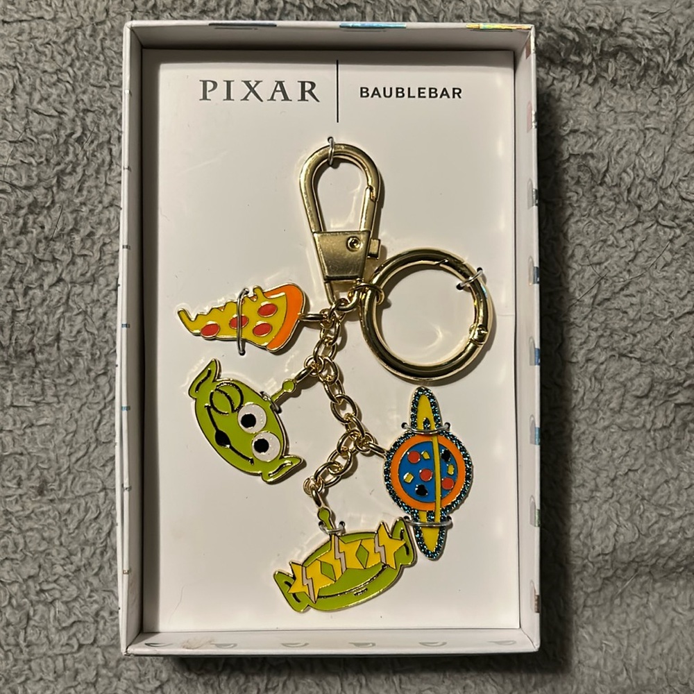 BaubleBar Pixar Toy Story Pizza Planet Bag Charm NWT/NIB